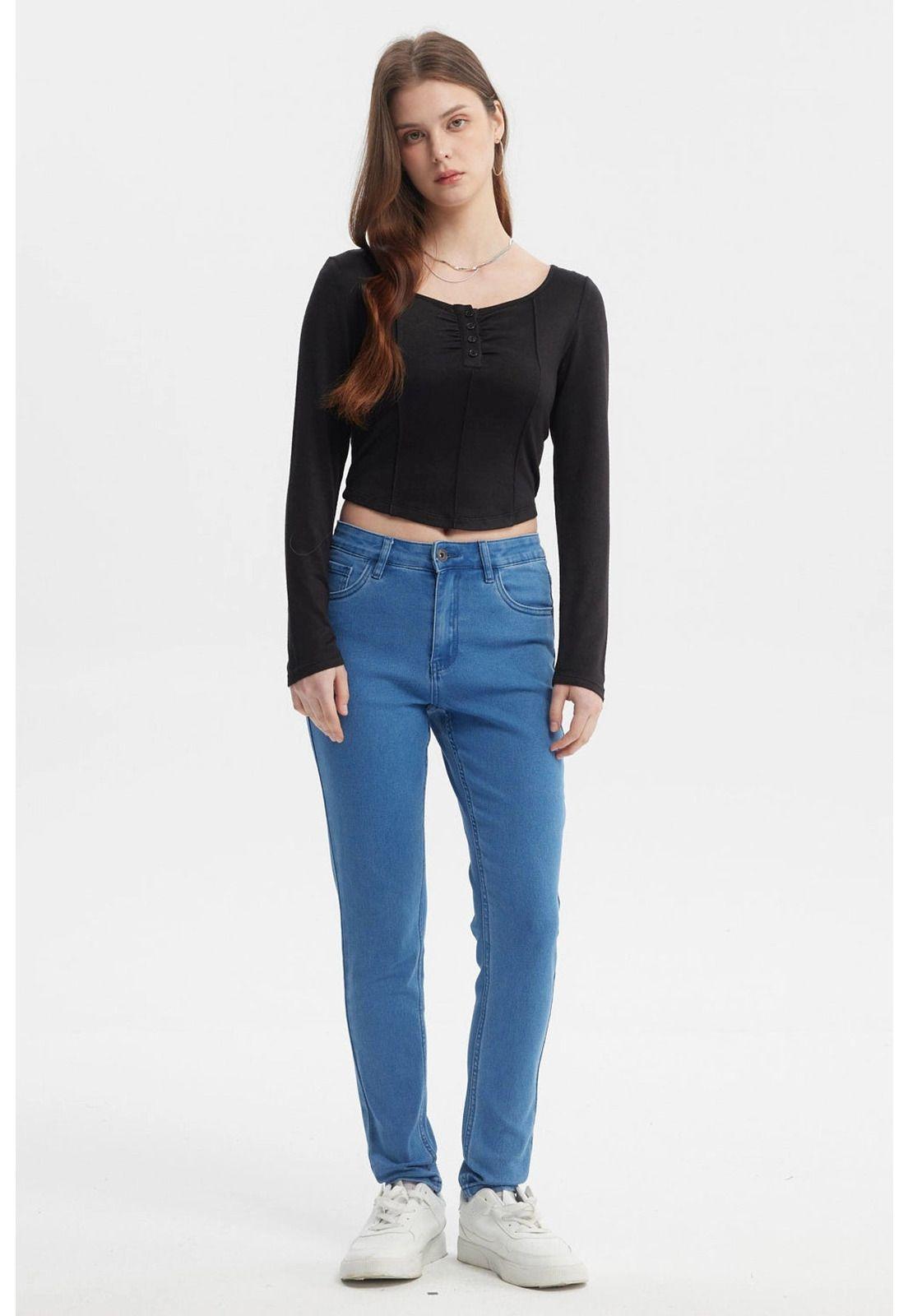 Polera Mujer Ajustado Negro - Xl-3