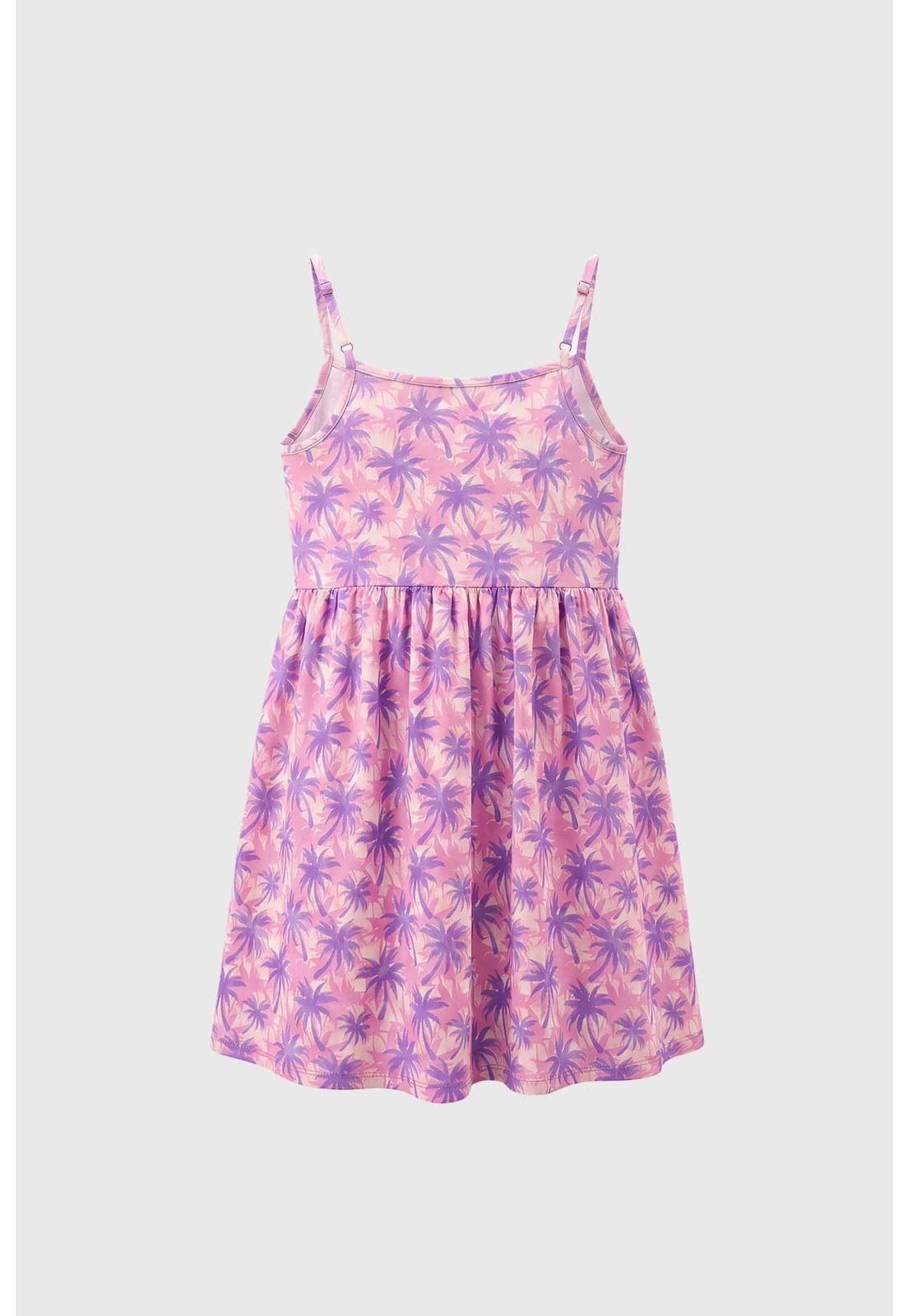 Vestido Falda Midi Niña Lila - ll-1