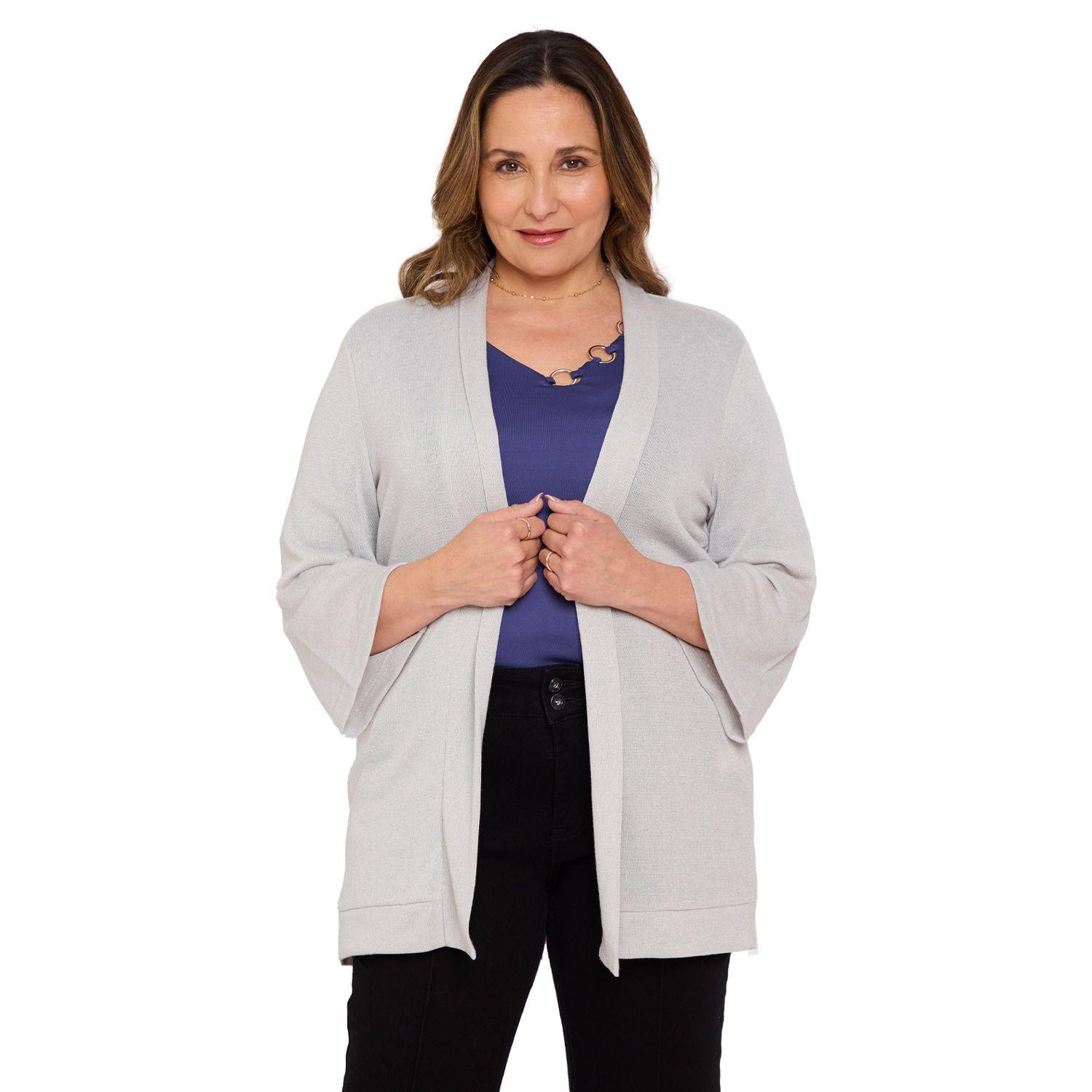 Sweater Mujer Casual Gris Claro Fashion's Park-0