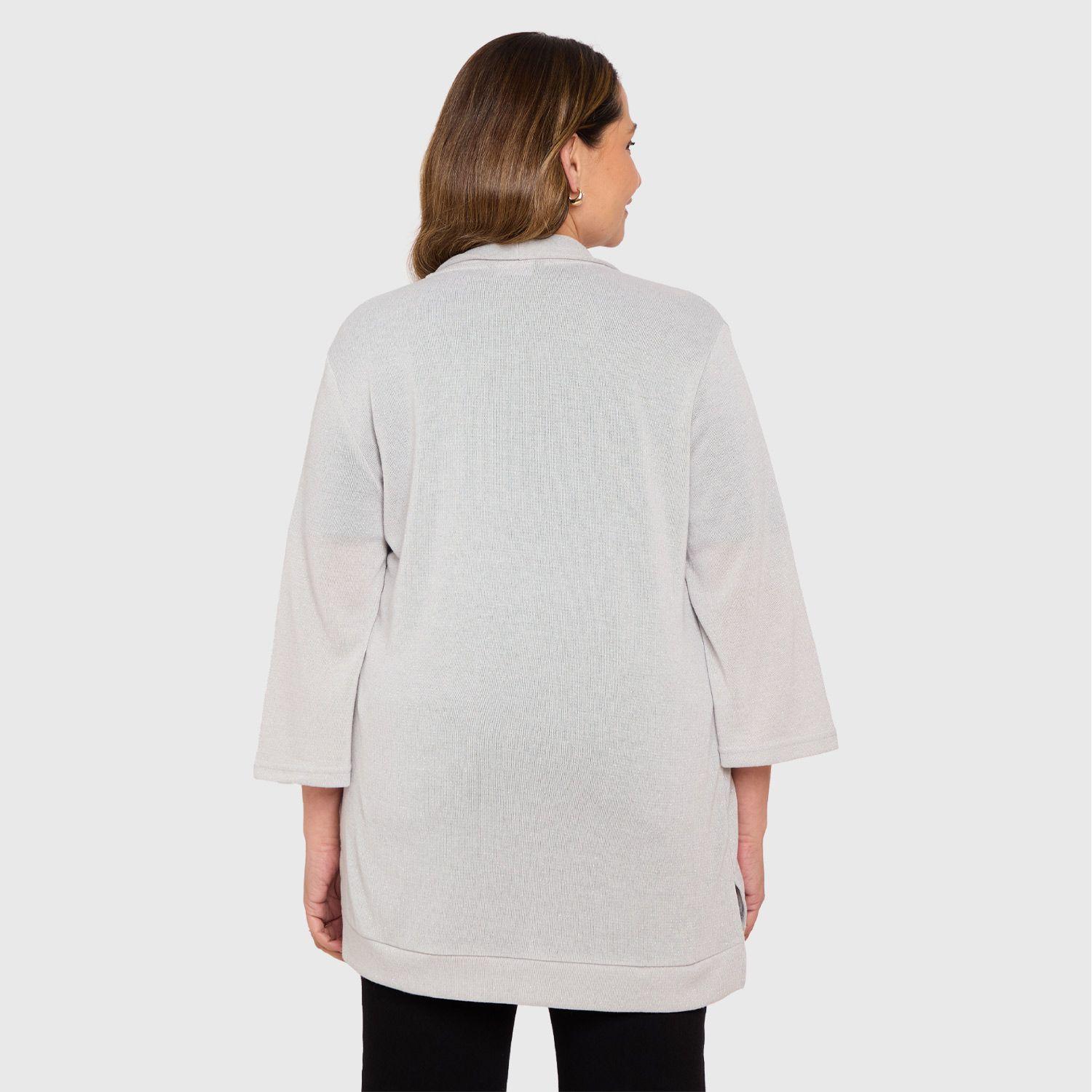 Sweater Mujer Casual Gris Claro Fashion's Park-2