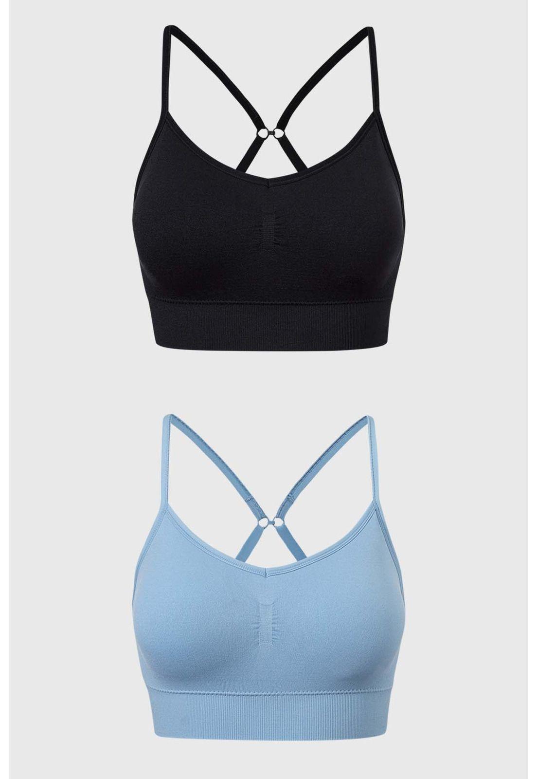 Sostén Mujer Bipack Peto Negro - ll-0