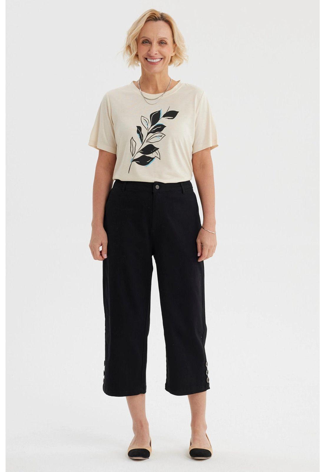 Pescador Mujer Detalle Pretina Negro-3