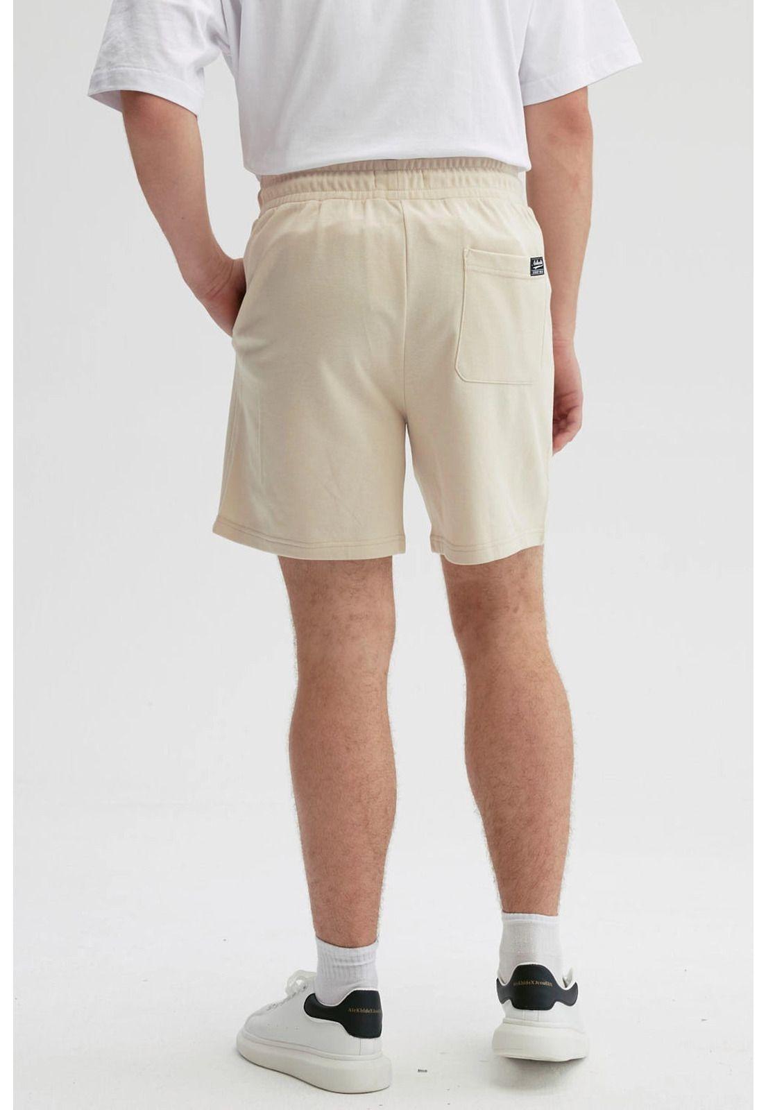 Bermuda Hombre Básico Beige-2