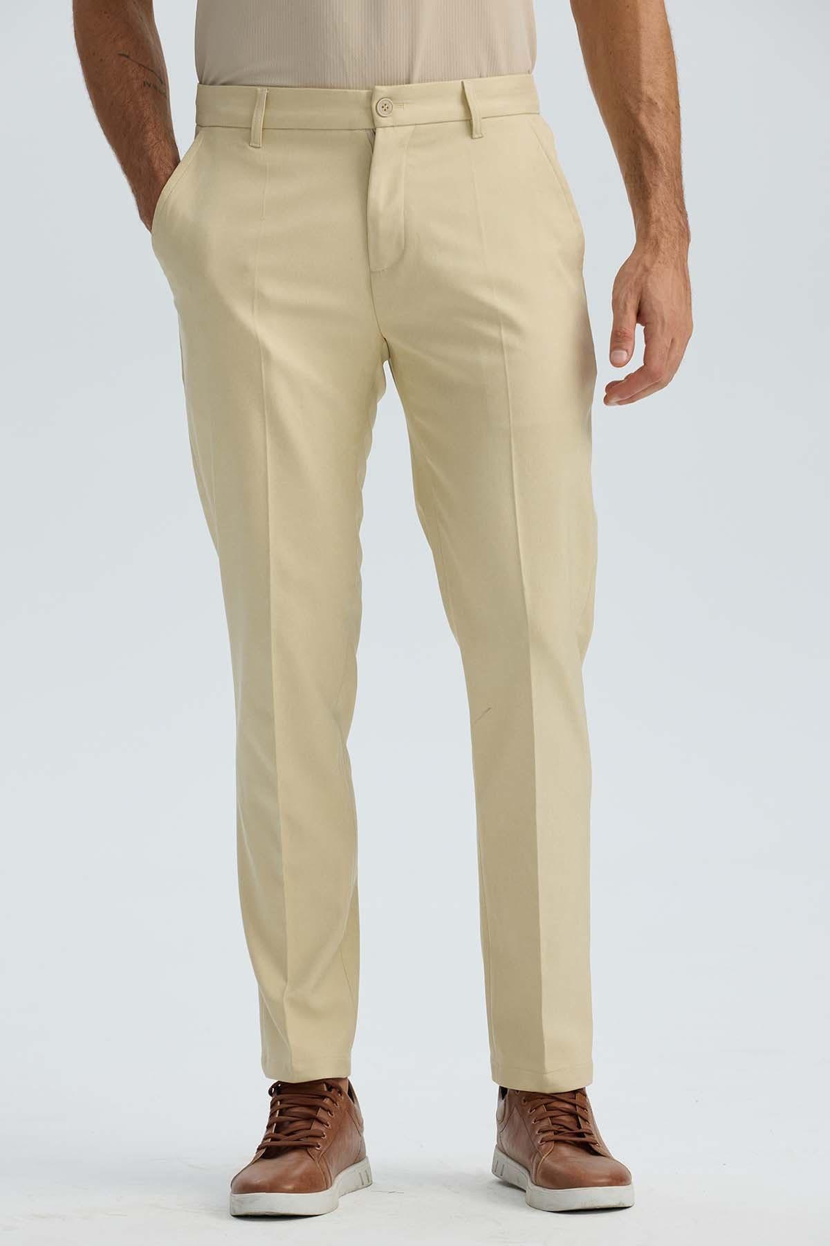 Pantalón Hombre Sastrero Beige-0