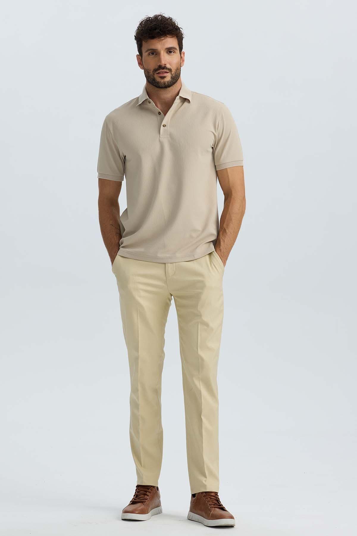 Pantalón Hombre Sastrero Beige-3