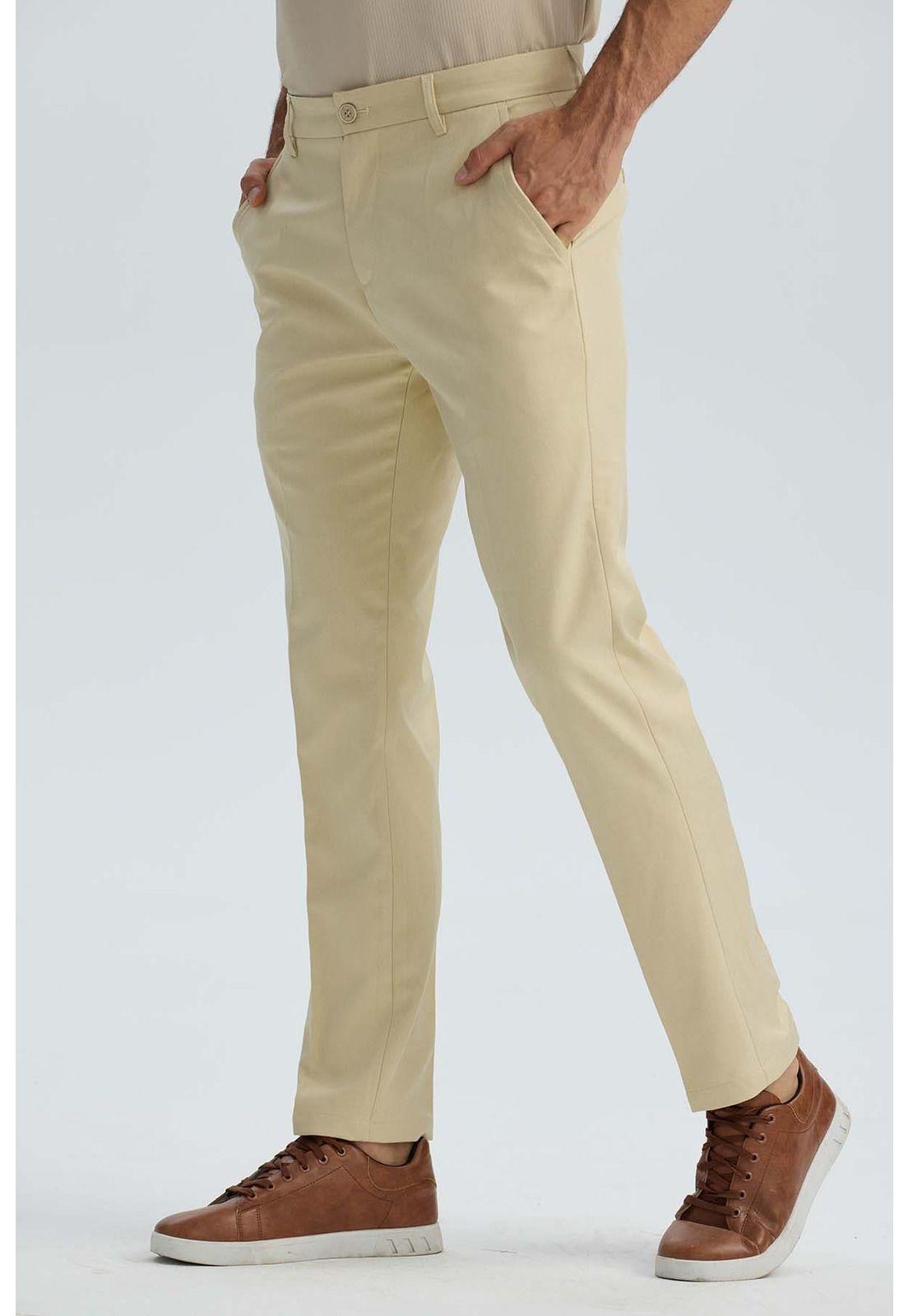Pantalón Hombre Sastrero Beige-2