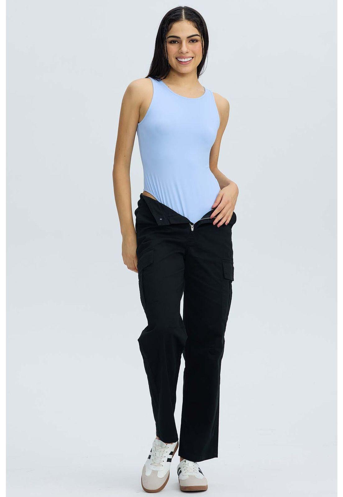 Polera Mujer Body Celeste-3