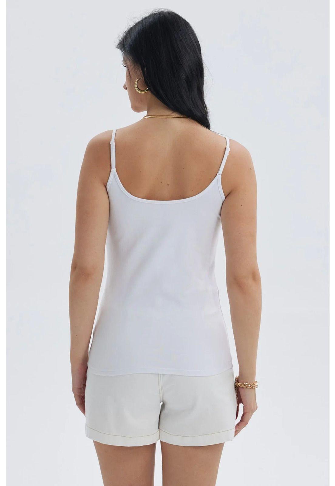 Peto Mujer Pabilo Algodón Blanco-2