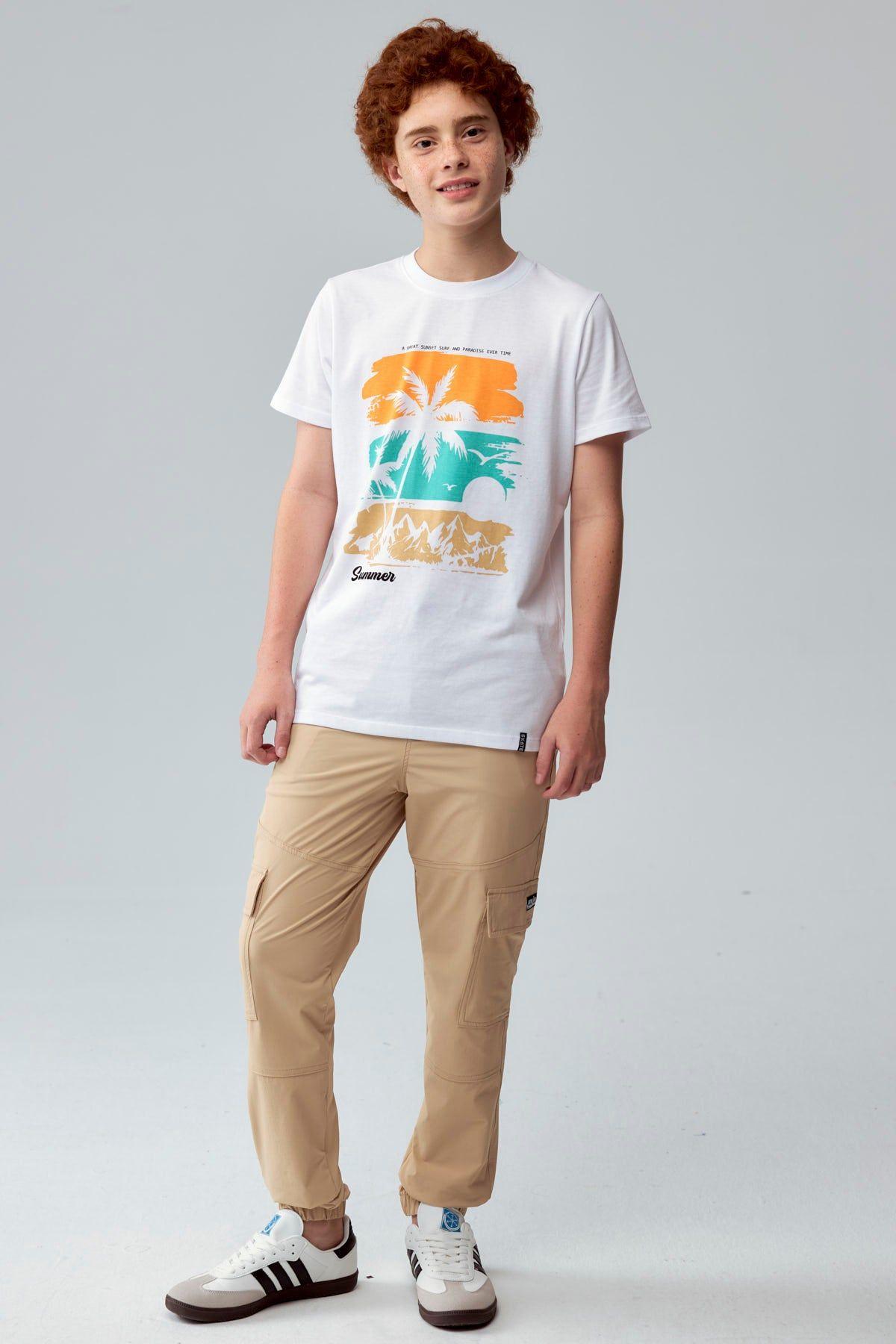 Pantalón Niño Jogger Camel II-3