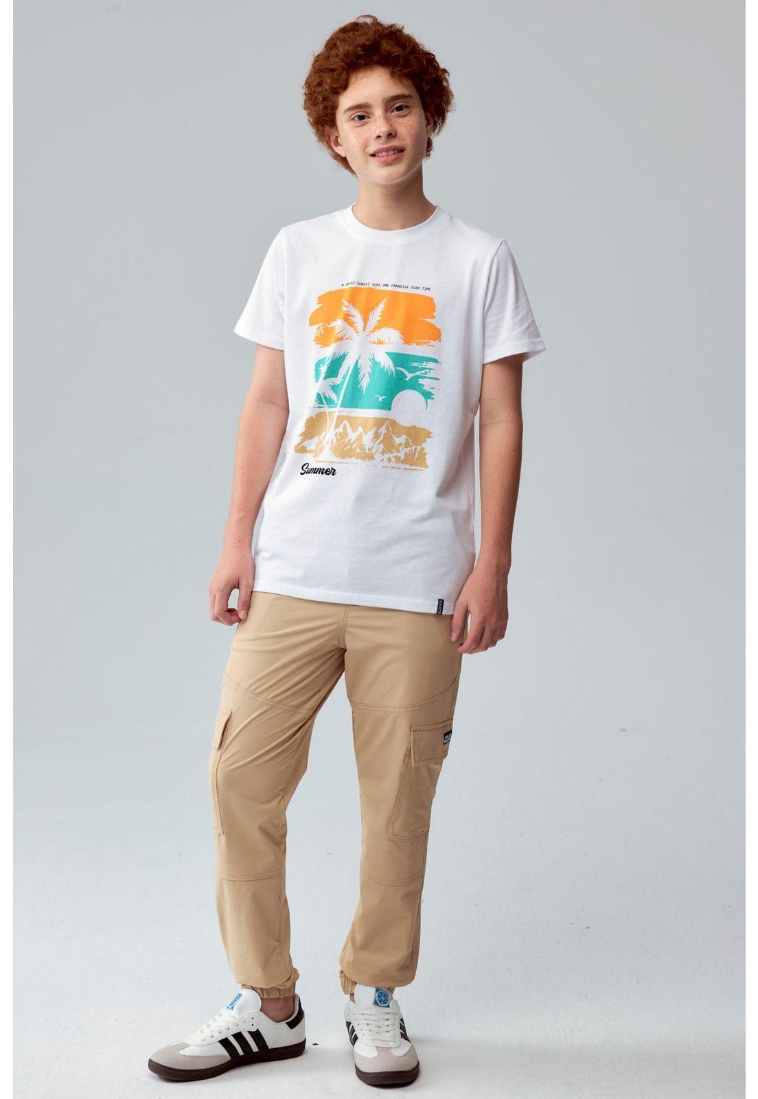 Pantalón Niño Jogger Camel-3