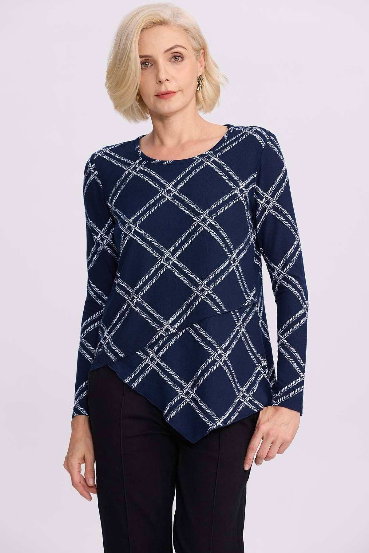 Sweater Mujer Casual Azul-0