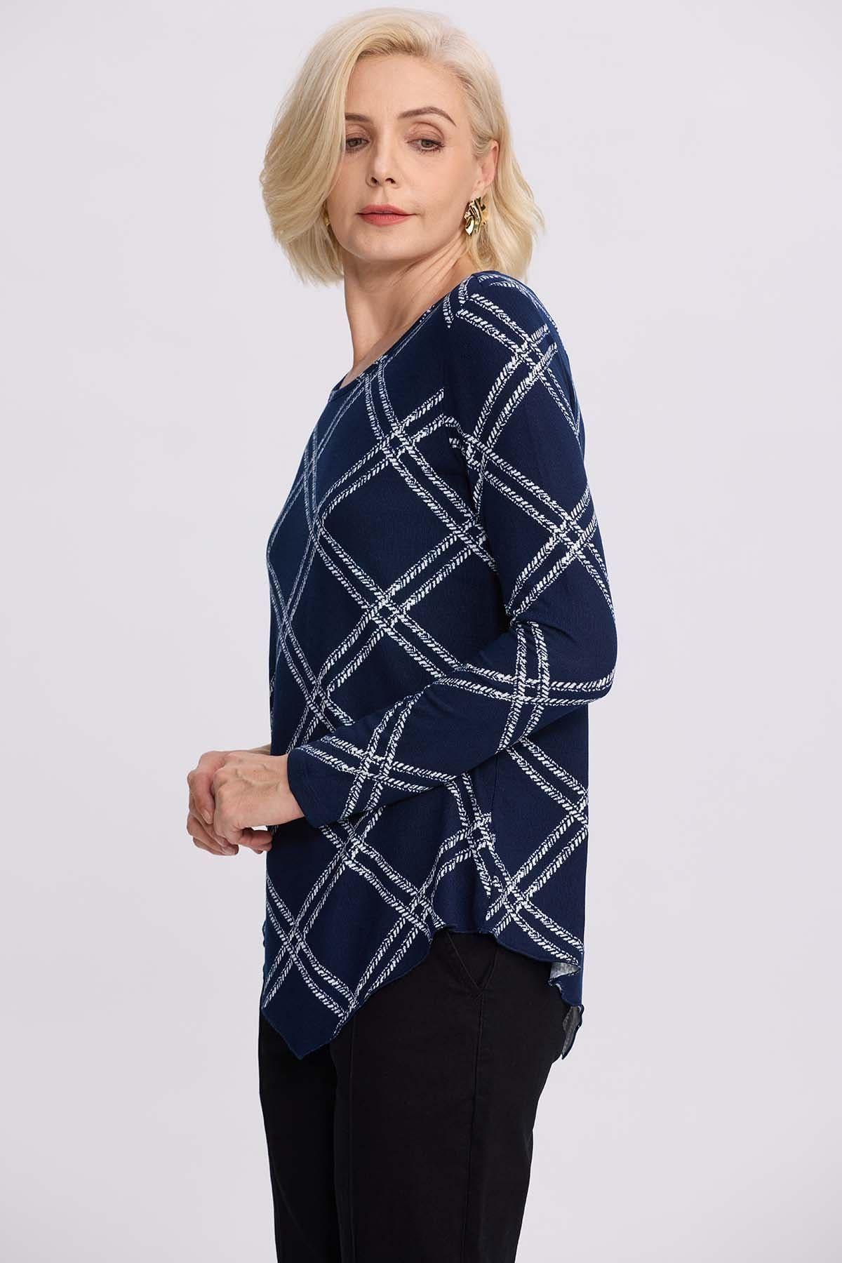 Sweater Mujer Casual Azul-1