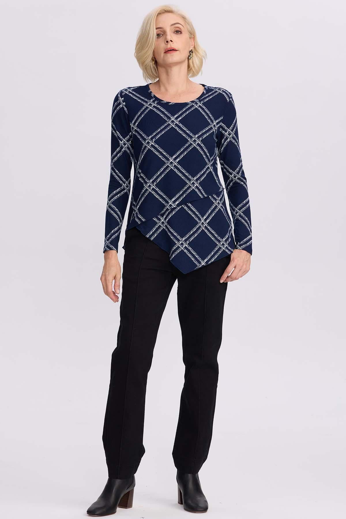 Sweater Mujer Casual Azul-3