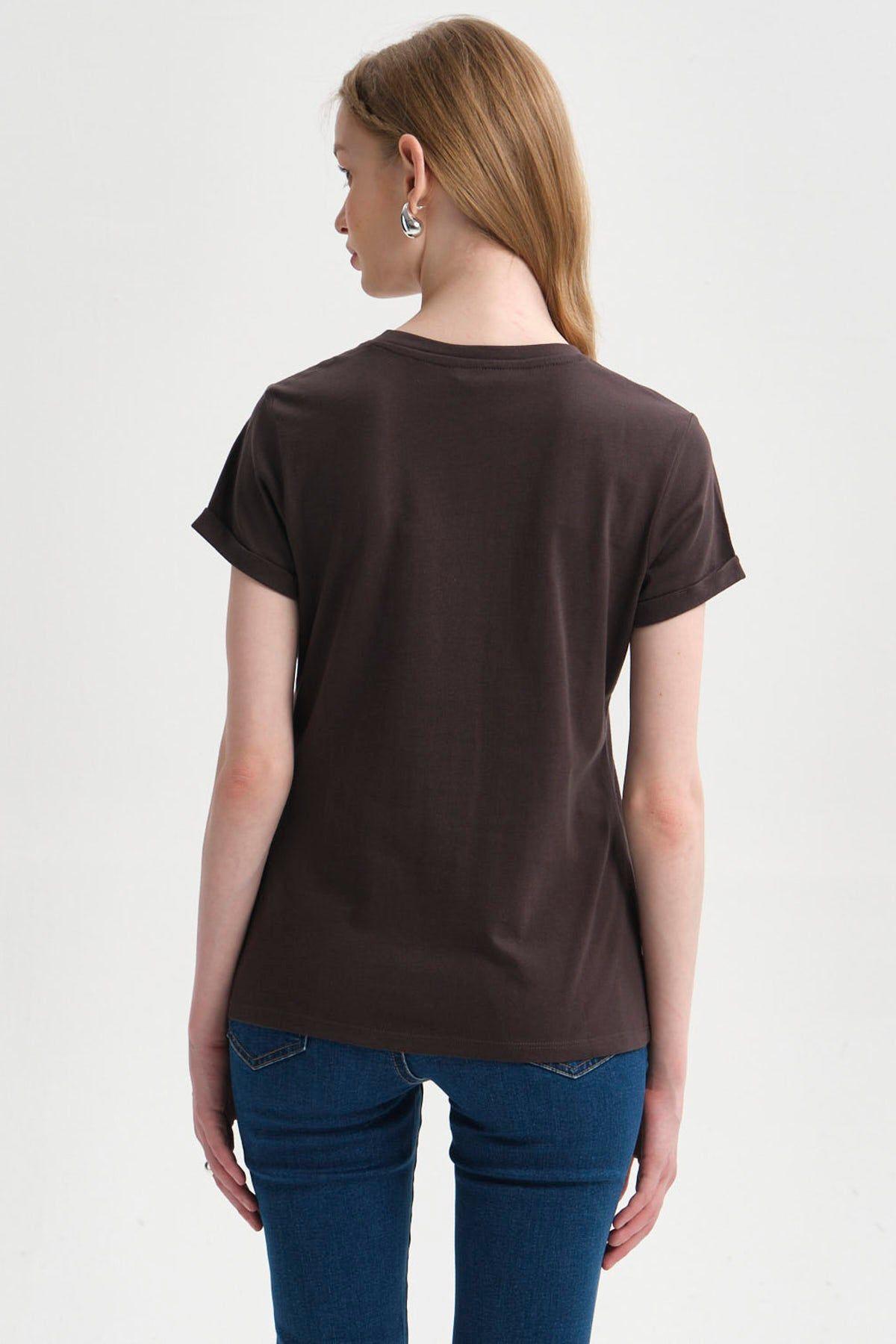 Polera Mujer Gráfica Roll Up Gris Marengo-2