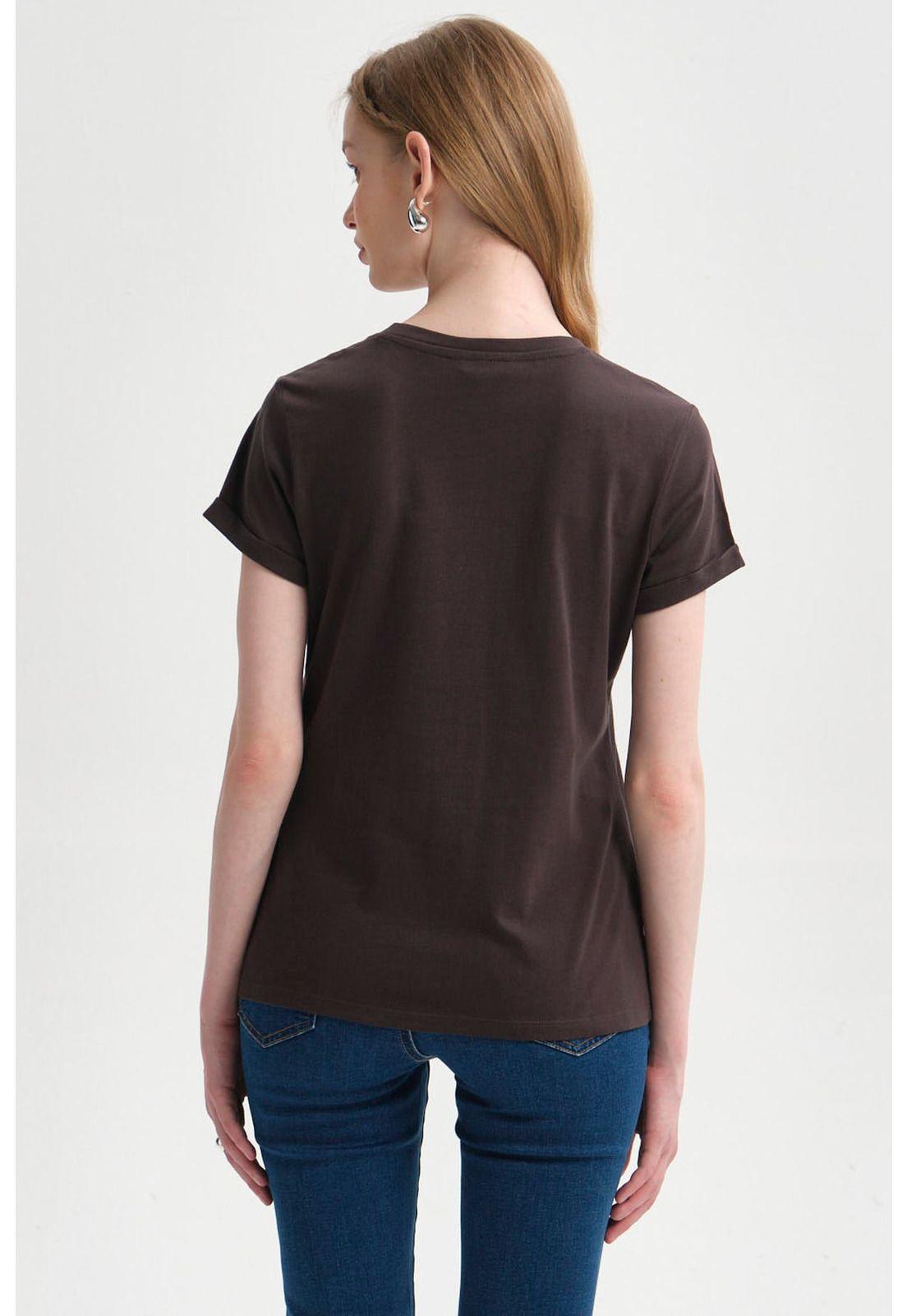 Polera Mujer Gráfica Roll Up Gris Marengo-2