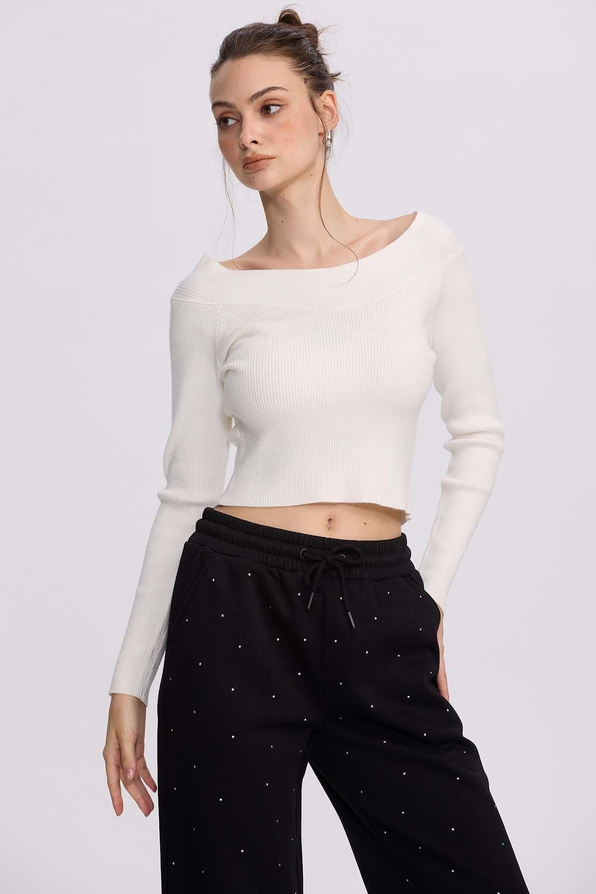Sweater Mujer Bardot Crudo-0
