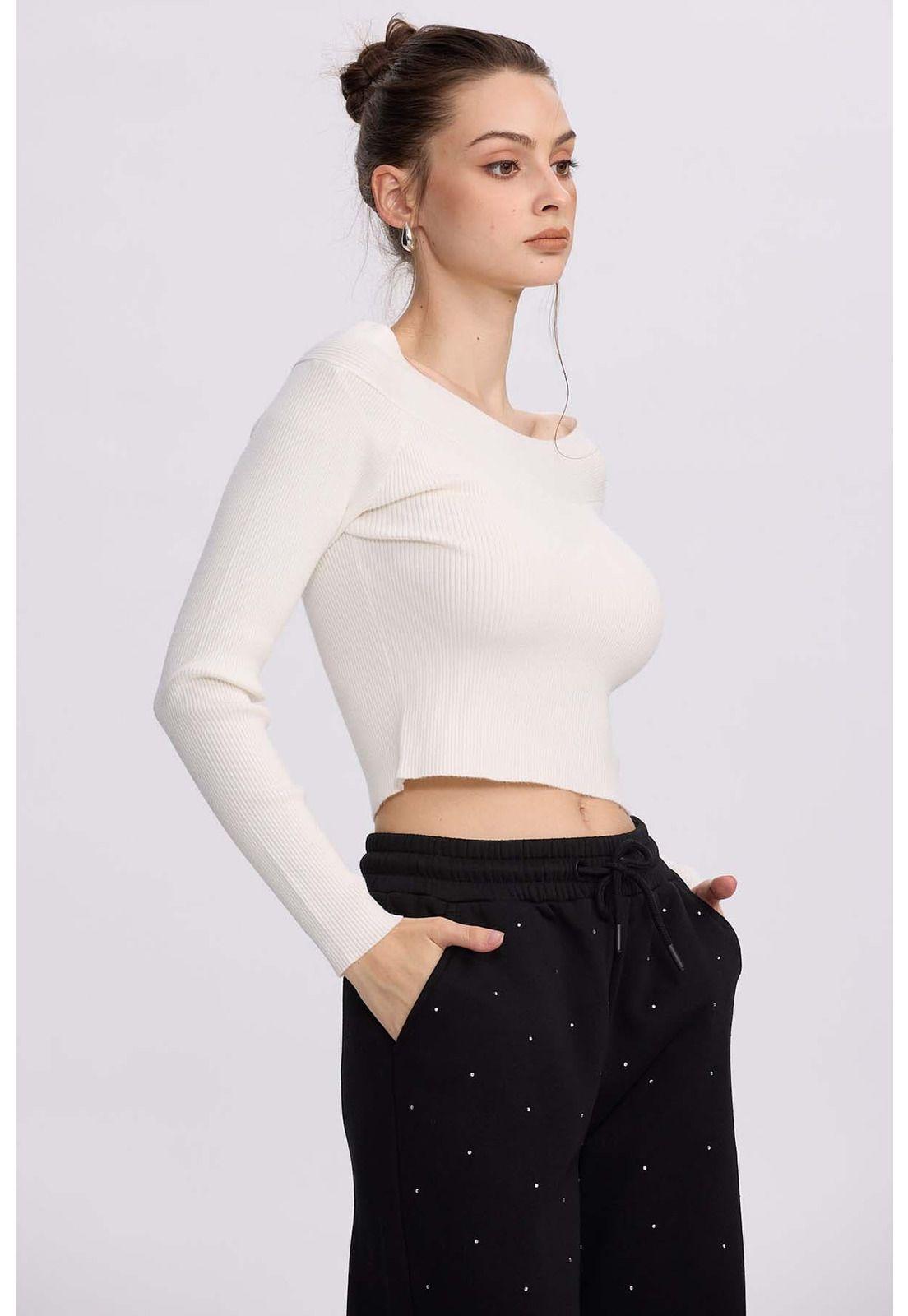 Sweater Mujer Bardot Crudo-1