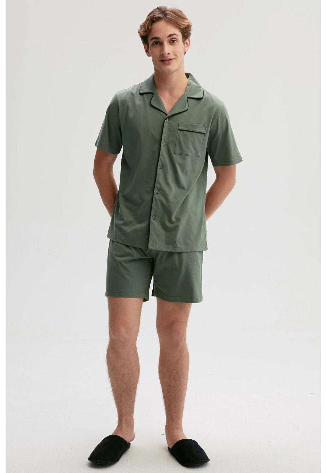 Pijama Hombre Regalable Verde-0
