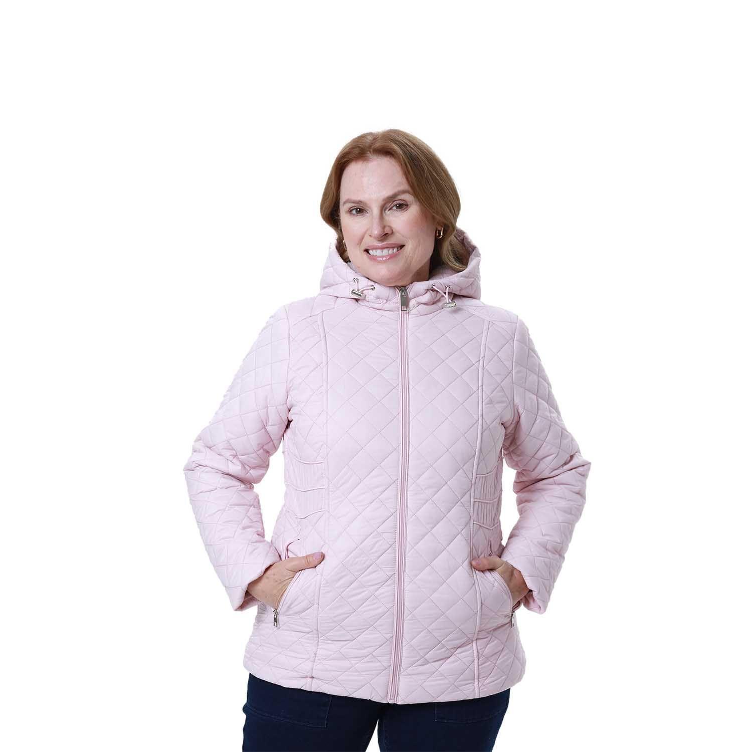 Parka Mujer Con Bolsillo Palo Rosa-0