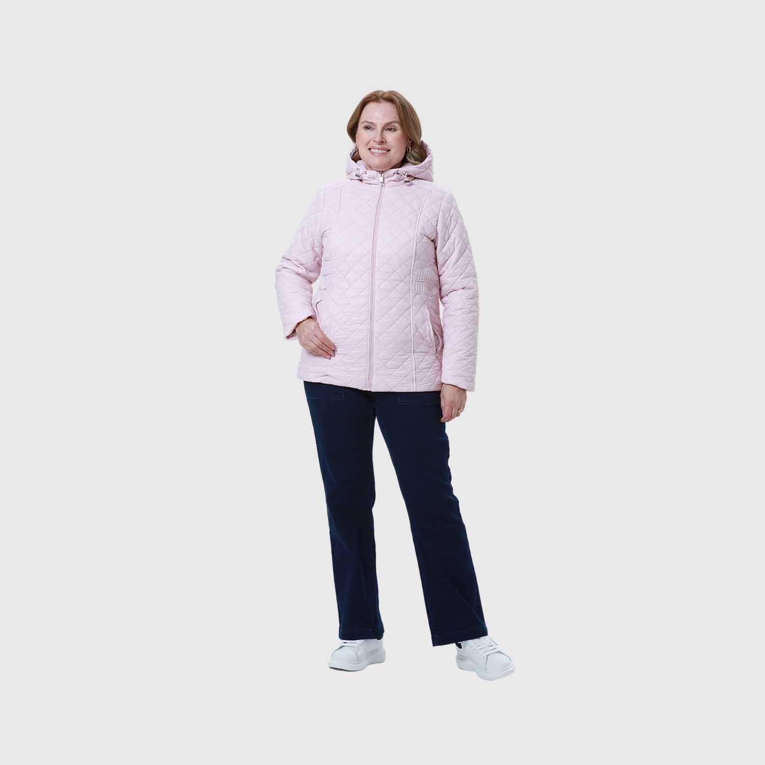 Parka Mujer Con Bolsillo Palo Rosa-3