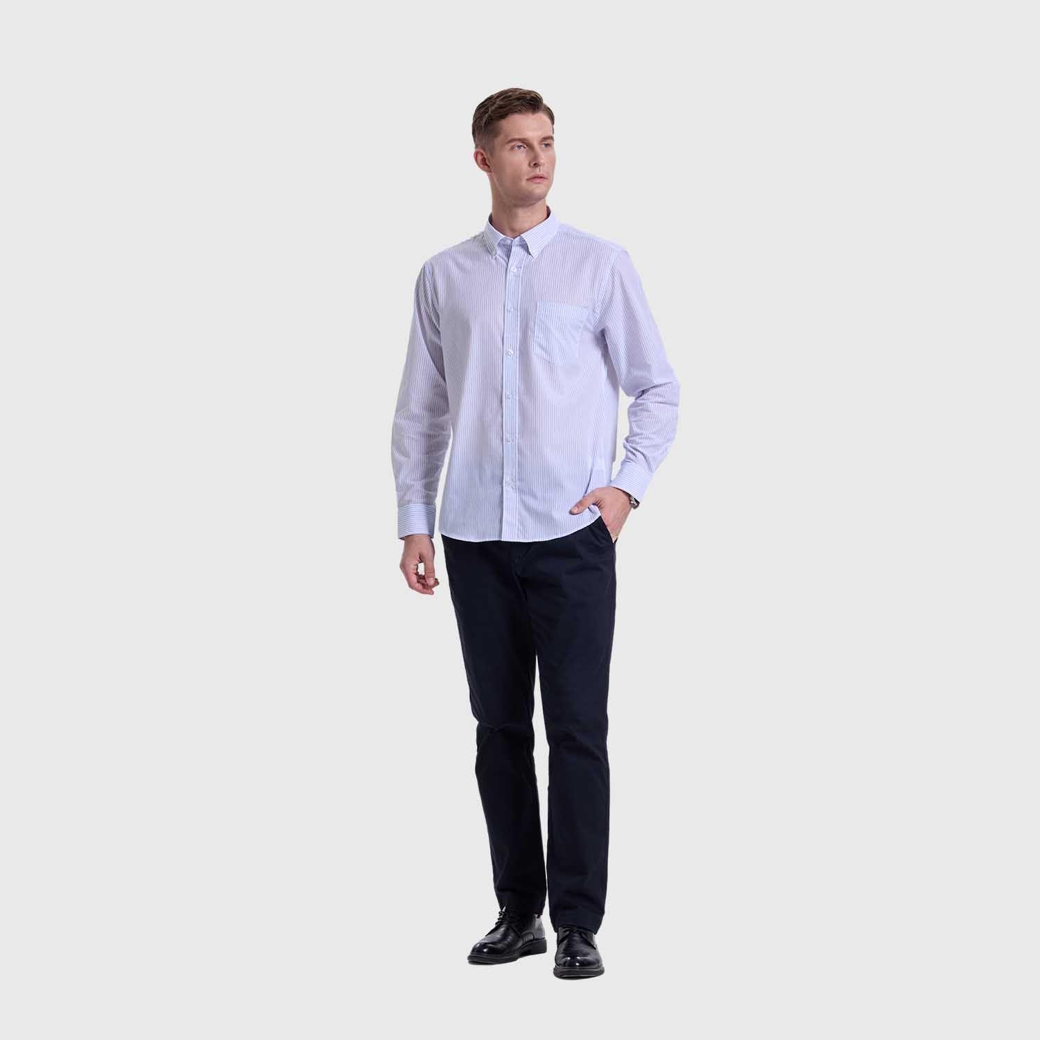 Camisa Hombre Fantasía Blanco Fashion's Park-3