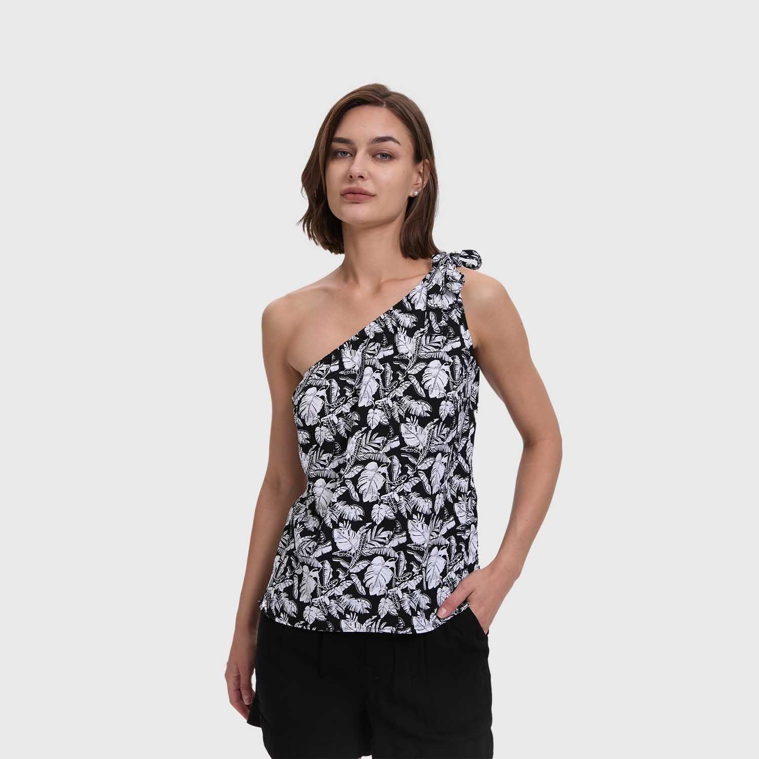 Blusa Mujer Ojetillo Beige Fashion's Park-1