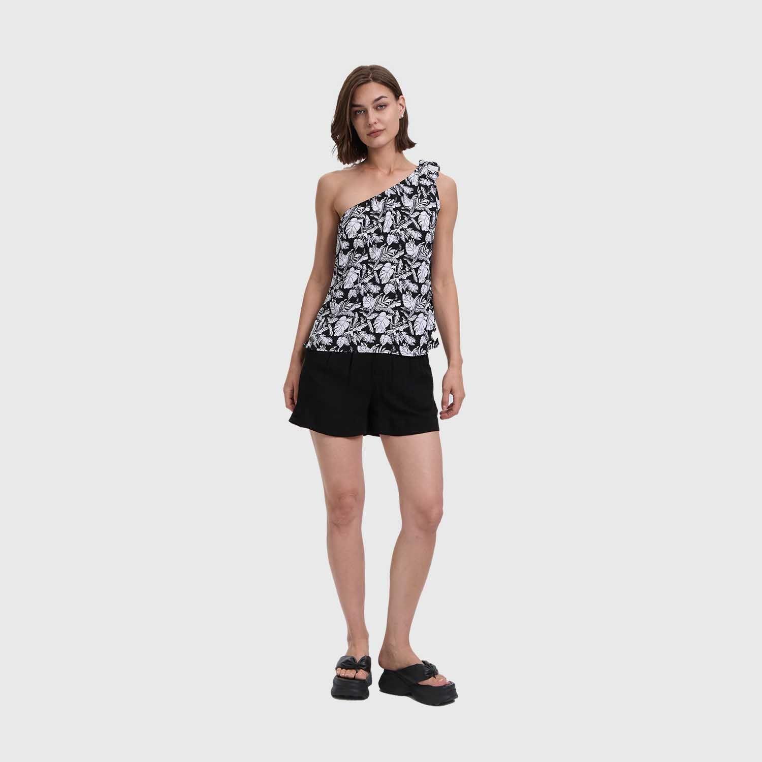Blusa Mujer Ojetillo Beige Fashion's Park-3