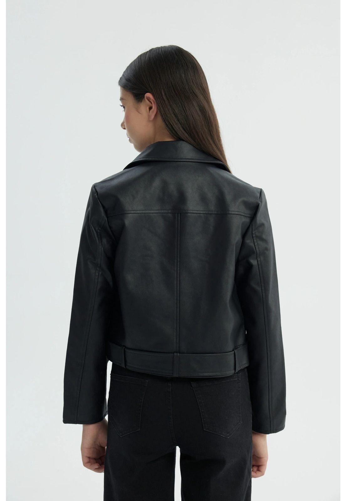 Chaqueta Niña Slim Negro-2