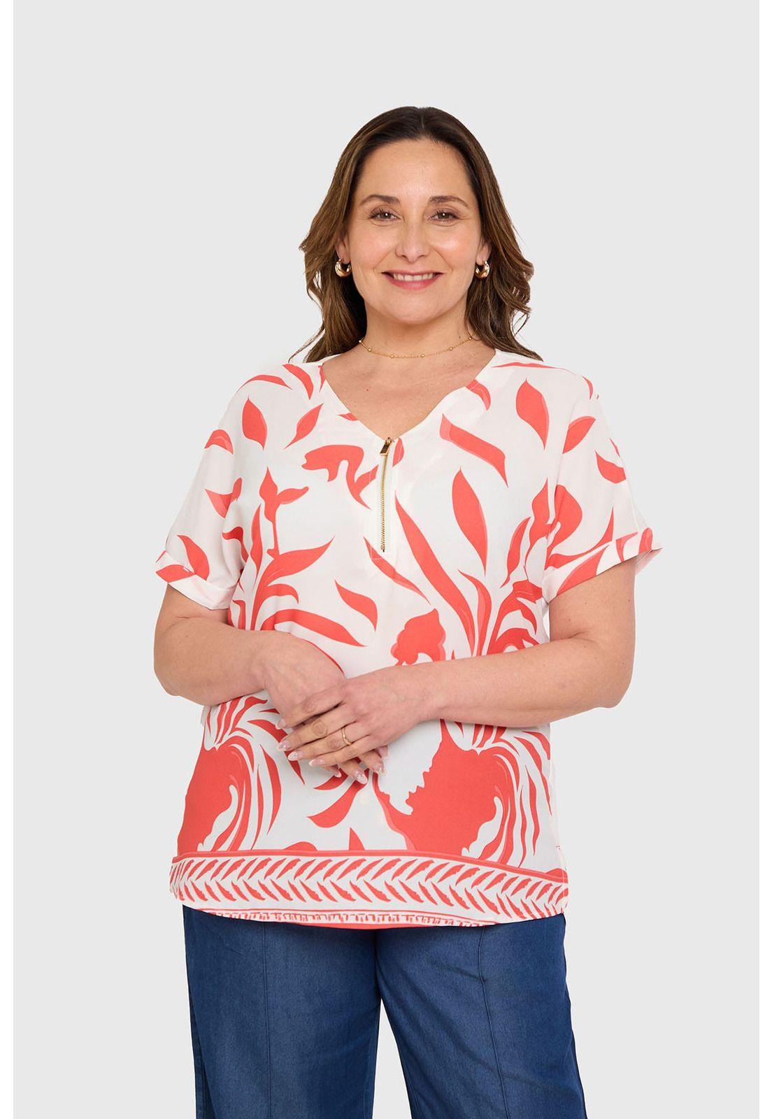 Blusa Mujer Coral-0