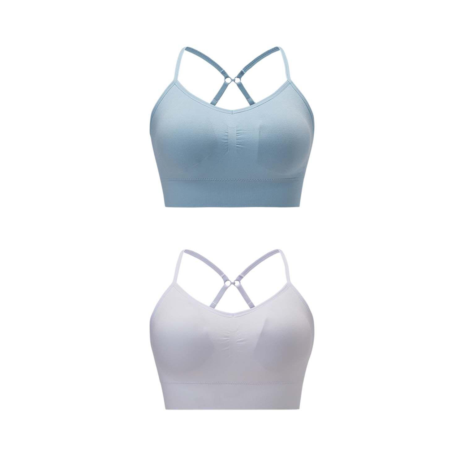 Sostén Mujer Bipack Peto Liso Celeste Fashion's Park-0