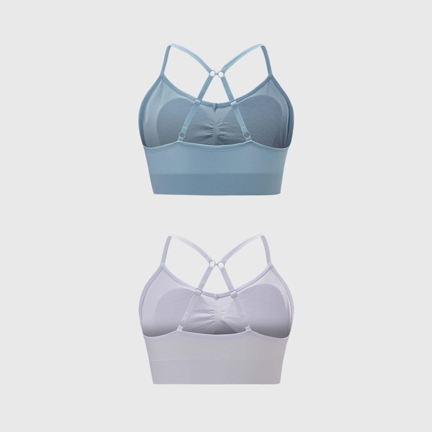 Sostén Mujer Bipack Peto Liso Celeste Fashion's Park-1