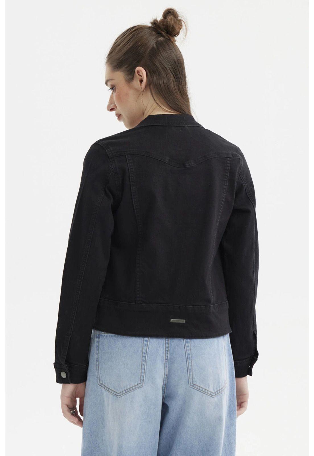 Chaqueta Mujer Clásica Negro - ll-2