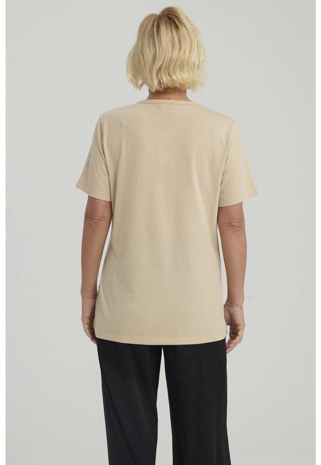 Polera Mujer Con Tachas Beige Oscuro-6