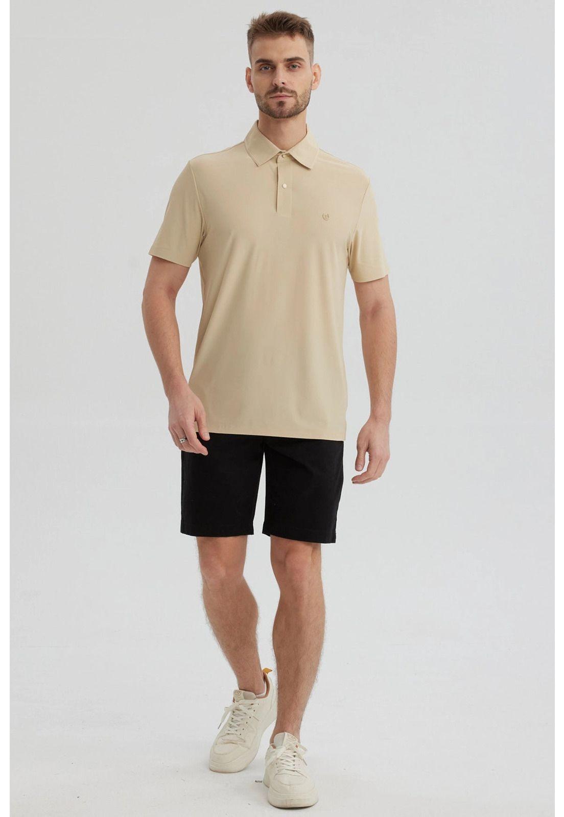 Polera Hombre Técnica Beige-3