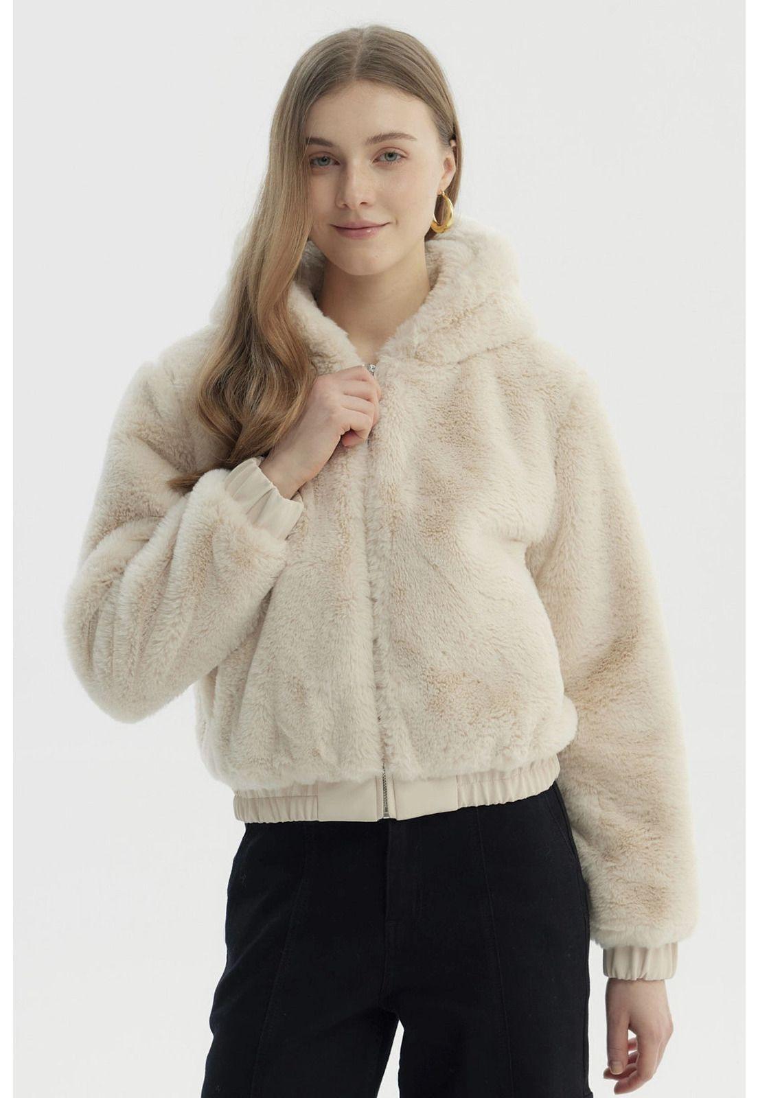 Chaqueta Mujer Juvenil Beige Claro-0