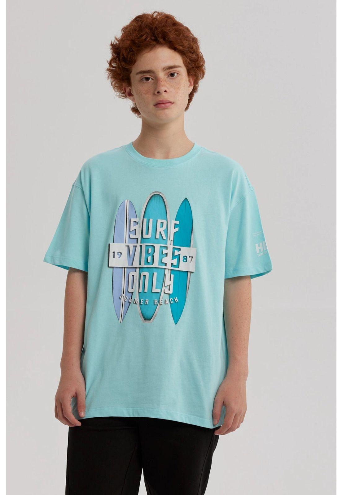 Polera Niño Print Posicional Aqua- ll-0