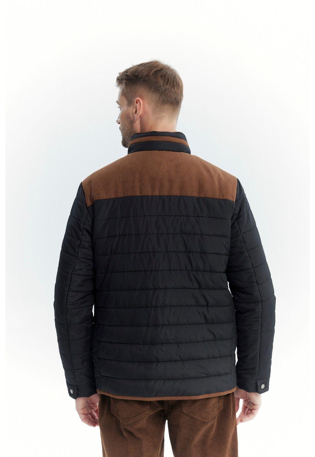 Parka Hombre Slim Negro - Xl-2
