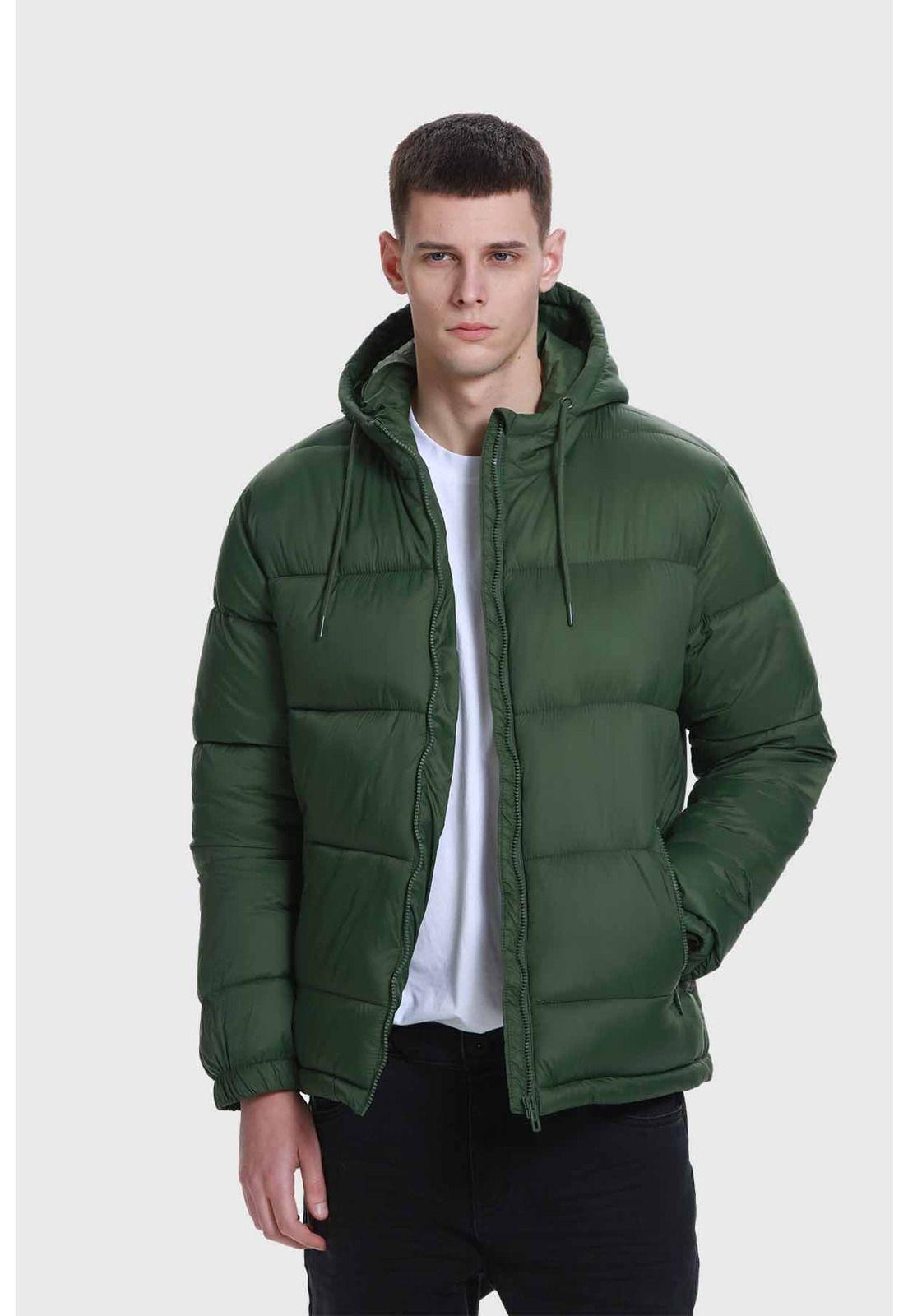 Parka Hombre Básica Verde - ll-1