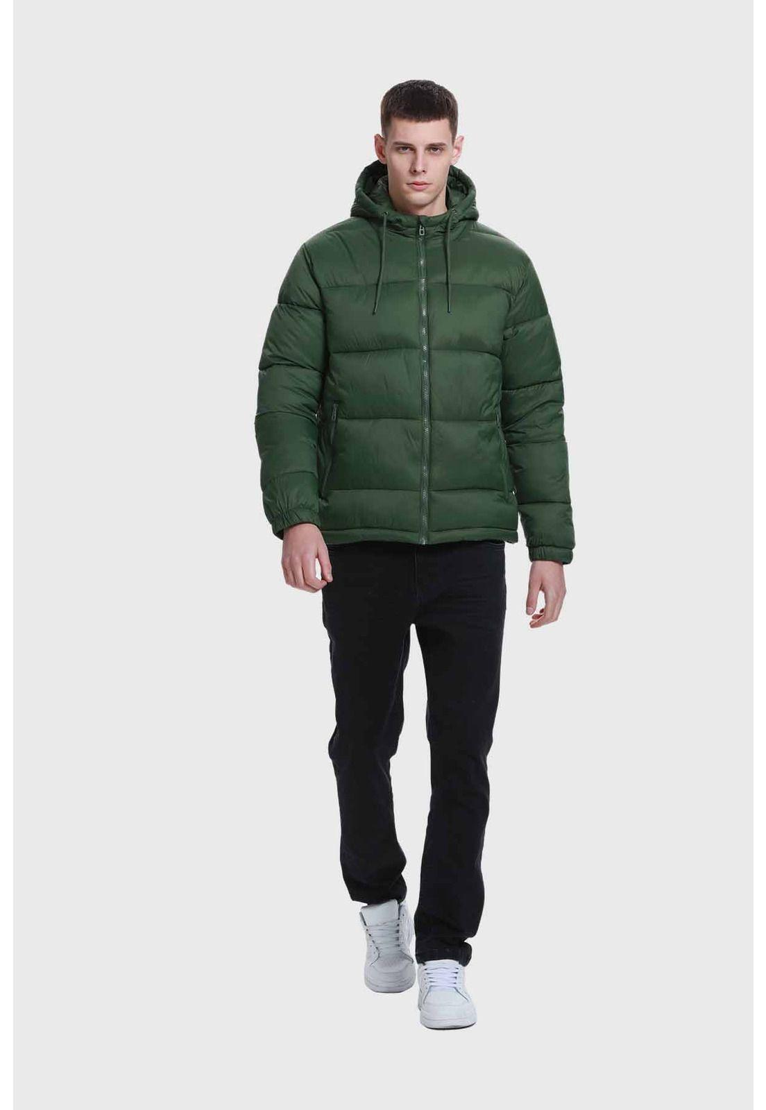 Parka Hombre Básica Verde - ll-3