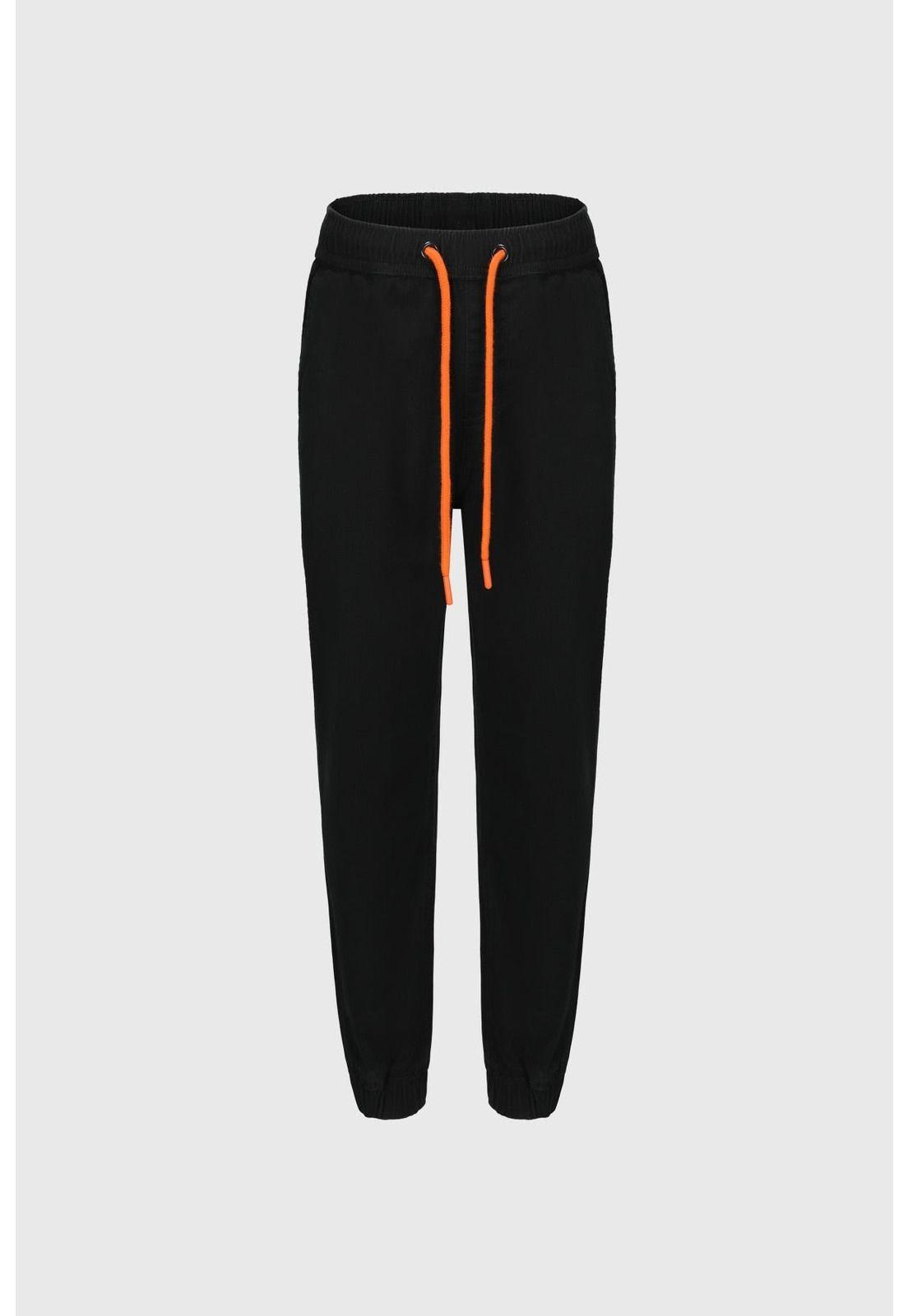 Pantalón Niño Básico Chino Negro-0