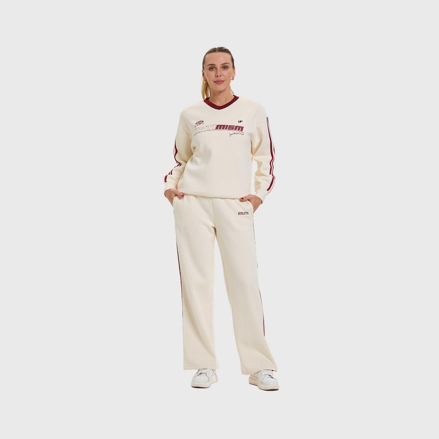 Pantalón Mujer Rayas Crudo Fashion's Park-3