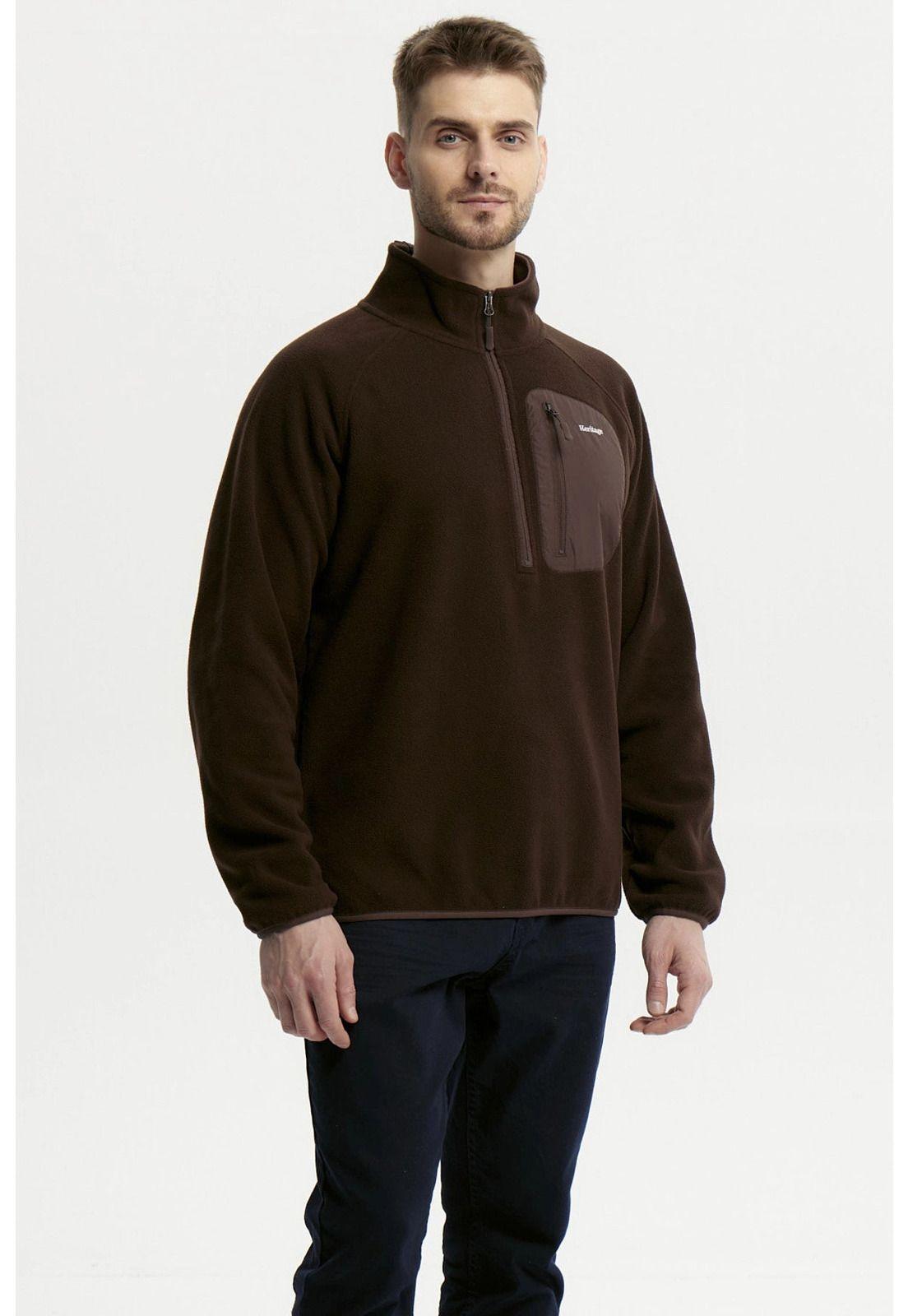 Polar Hombre Half Zipper Café-1