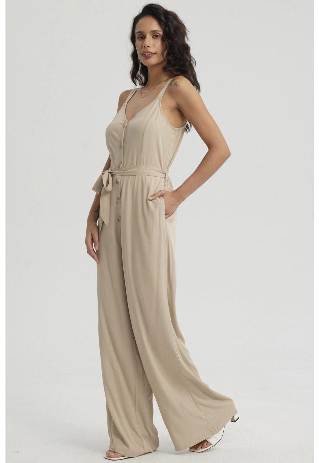 Enteritos Mujer Largo Beige Claro-3