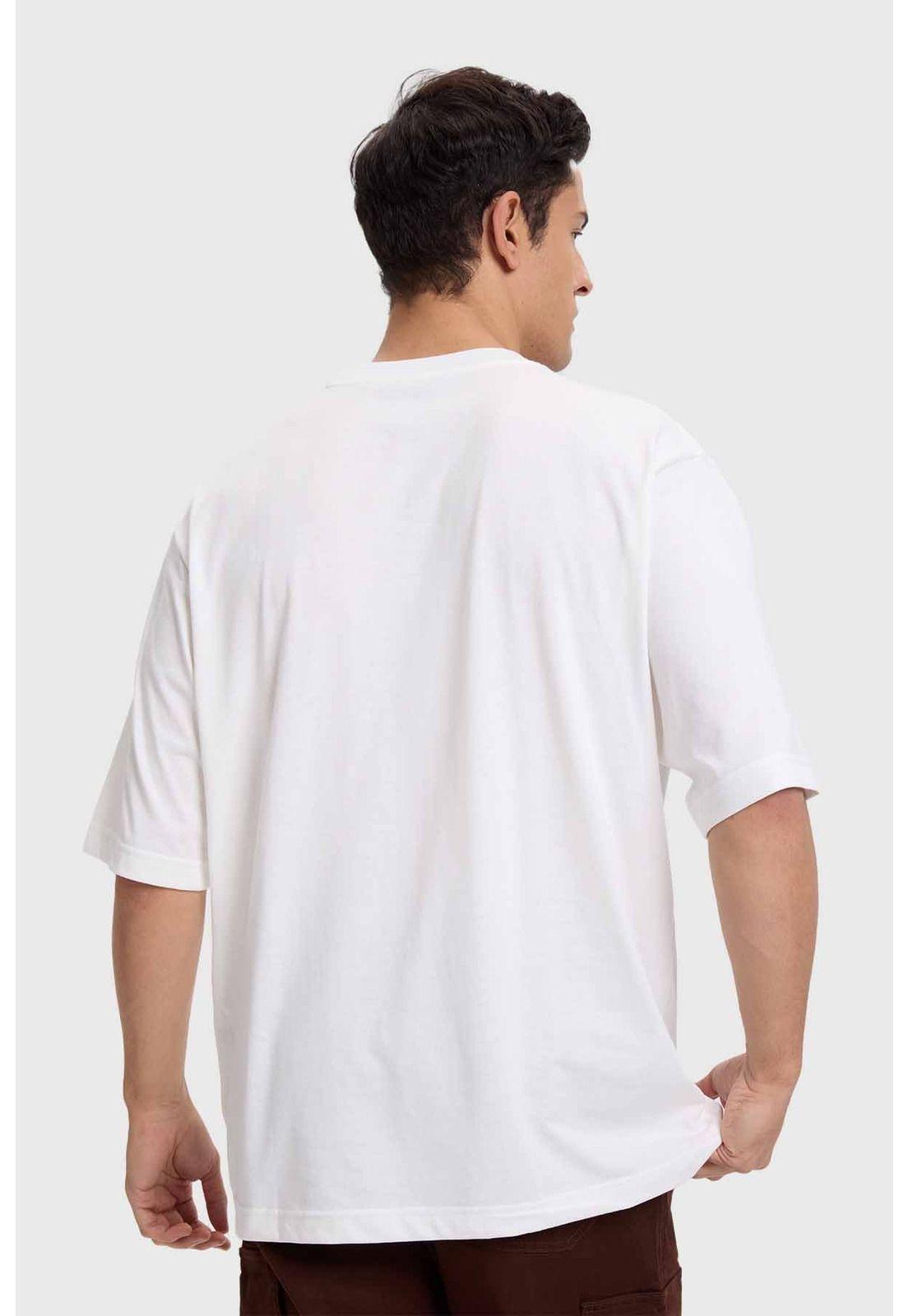 Polera Hombre Racing Oversize Blanco-2