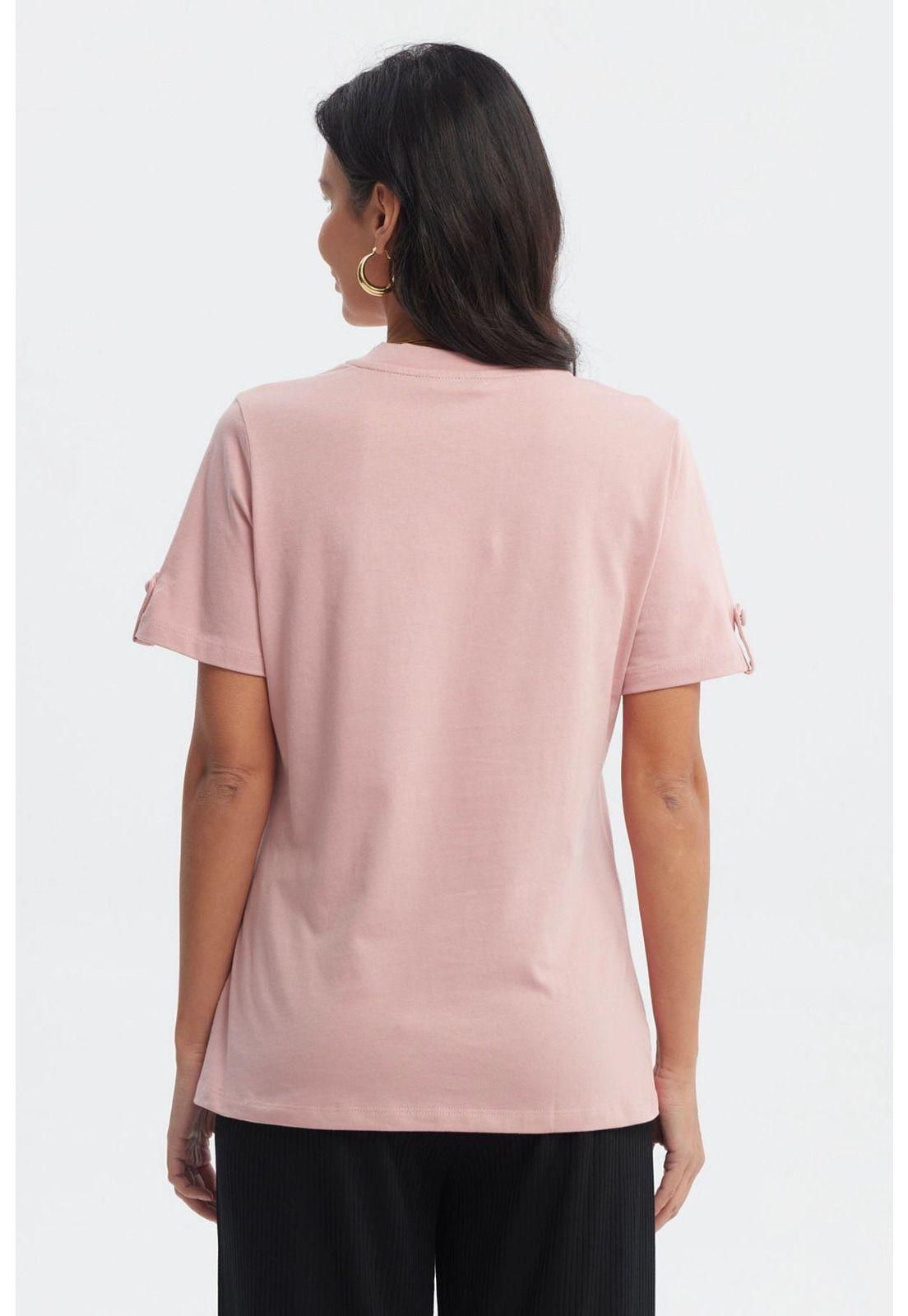 Polera Mujer Casual Palo Rosa-2