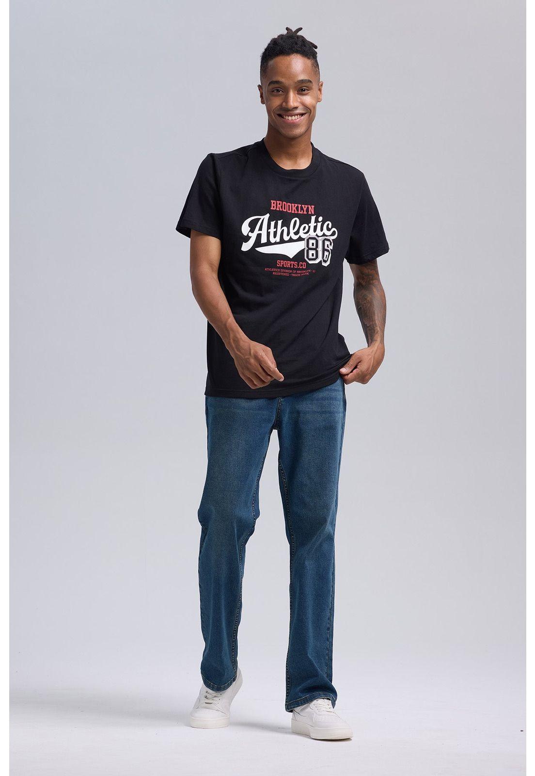 Polera Hombre Print Posicional Negro - lll-3