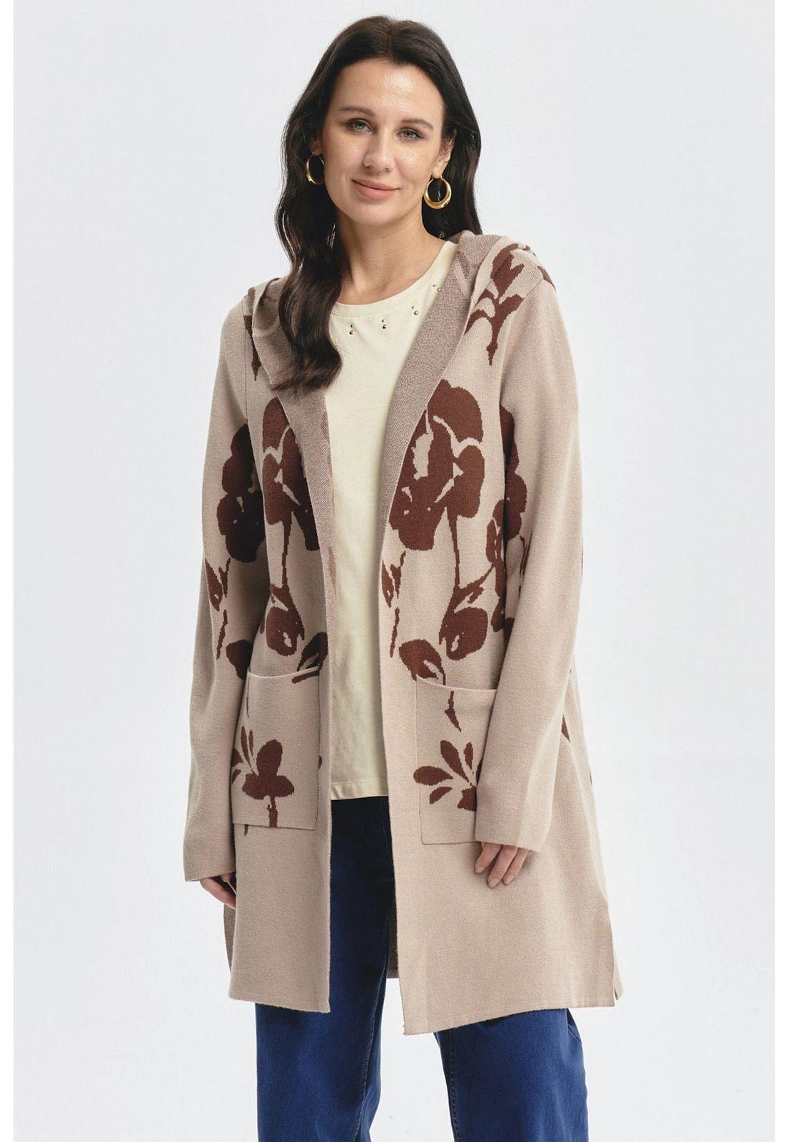 Sweater Mujer Tapado Beige-0