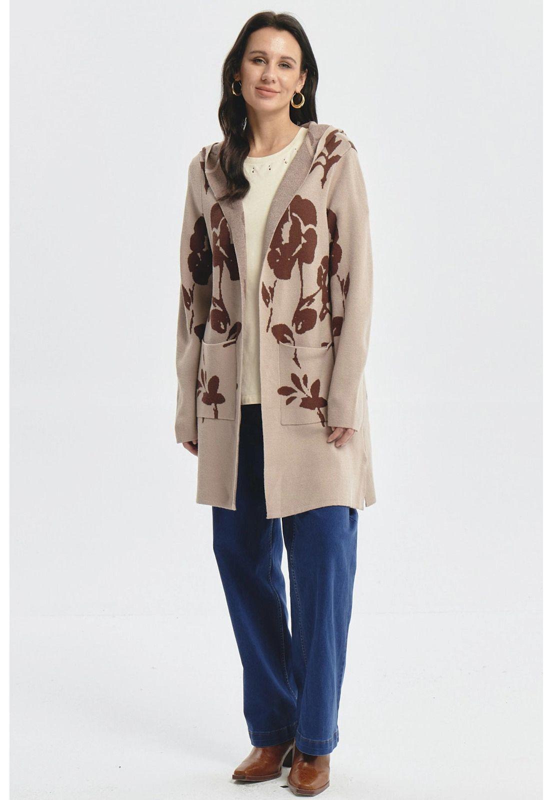 Sweater Mujer Tapado Beige-3