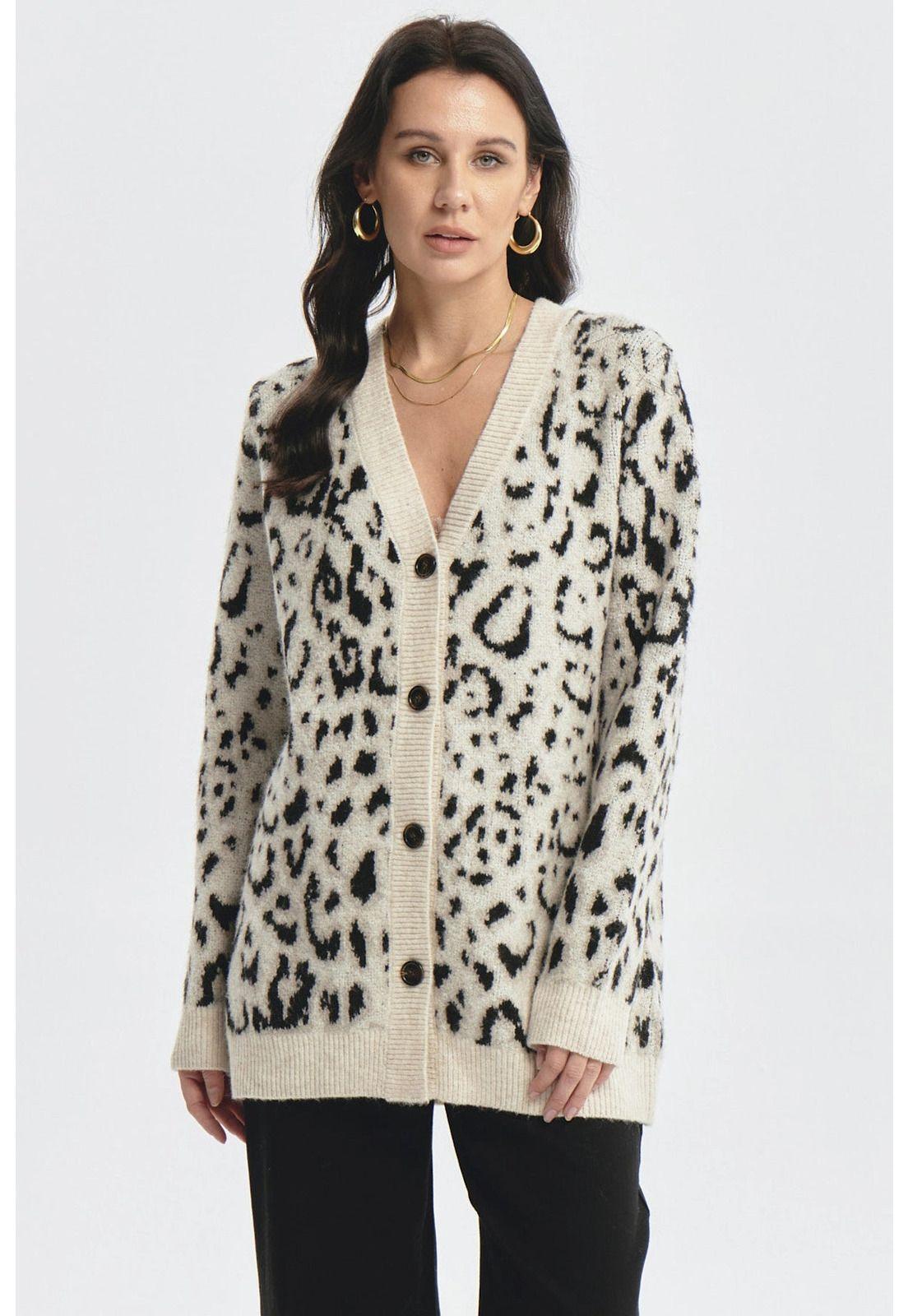 Sweater Mujer Slim Beige - ll-0