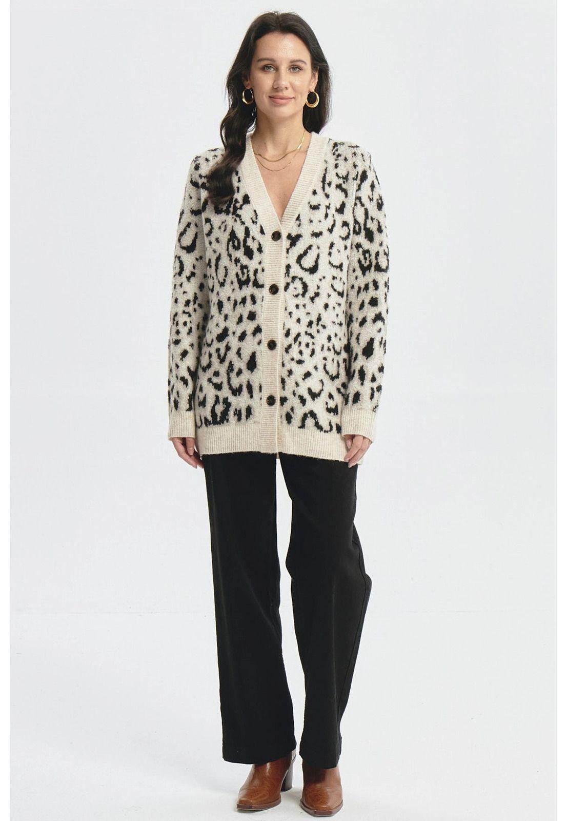 Sweater Mujer Slim Beige - ll-3